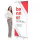 33.5 x 80 Economy Retractable Banner Stand & Graphic Print