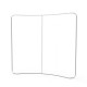 10 ft. EZ Tube Curve Trade Show Display – Curve Graphic Package