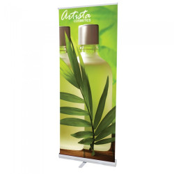 24 x 72 Economy Retractable Banner Stand & Graphic Print