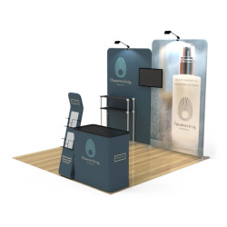 10x10ft Custom Trade Show Booth Display B1