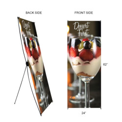 X Indoor Banner Stand | PRINT AND STAND PACKAGE
